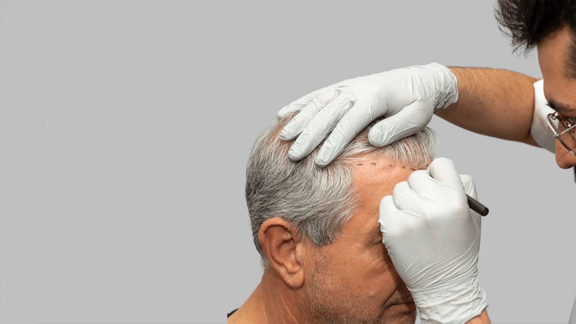 Luxury hair restoration suite at Aura Wellness LV